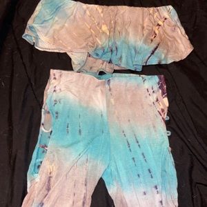 Fashion Nova Tie Dye Set